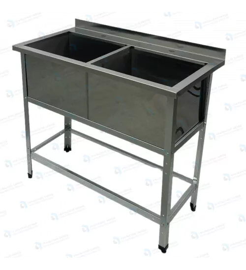 Ванна моечная двухсекционная сварная ВМС 700/2 "Стандарт"